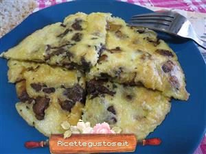 frittata di funghi porcini ricetta