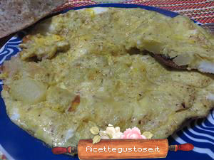 Frittata di patate e cipolle