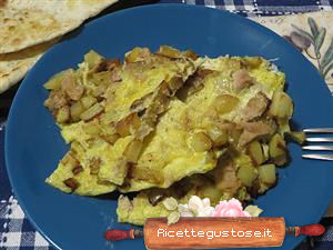 frittata patate e tonno aromatica