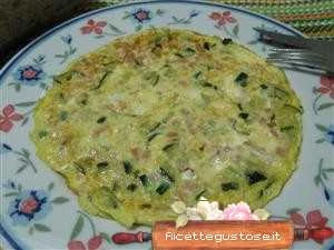 frittata zucchine cotto e scamorza ricetta