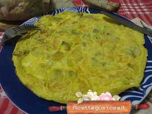 frittata zucchine siciliane e patate