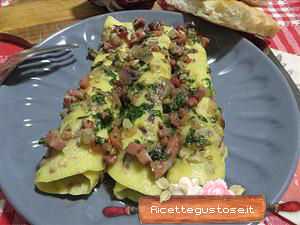 rotoli al radicchio