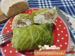 involtini verza riso wurstel