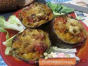 melanzane ripiene pomodoro e gorgonzola ricetta