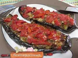 melanzane ripiene provola e salsiccia ricetta