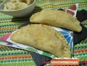 panzerotti di polenta patate e salame cotto