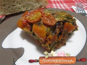 parmigiana zucchine e robiola in padella