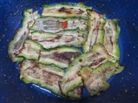 parmigiana zucchine grigliate fiori zucca speck