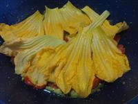 parmigiana zucchine grigliate fiori zucca speck