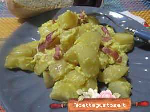 Patate alla carbonara
