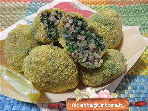 polpette di spinaci