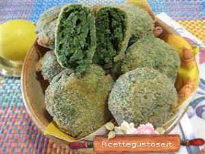 polpettine spinaci e ceci