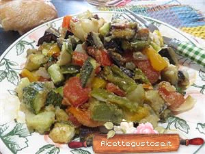 verdure miste al forno ricetta