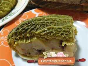 Verza ripiena di patate