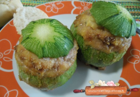 zucchine tonde ripiene