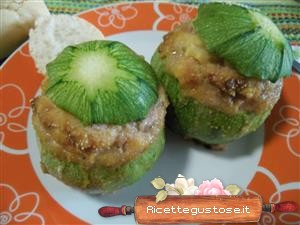 zucchine tonde ripiene