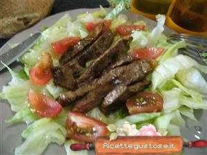 bistecca in insalata sfiziosa