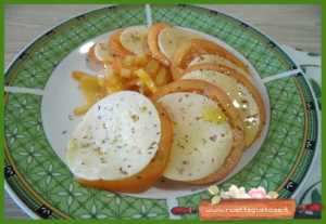 caprese con formaggio tilser