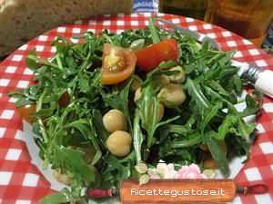 ceci rucola pachino ricetta