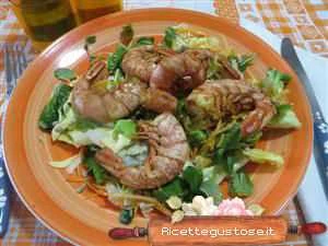 gamberoni freddi aromatici ricetta