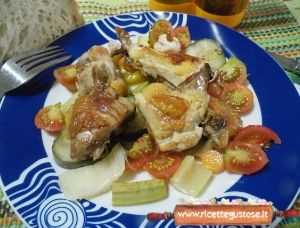 insalata faraona e giardiniera