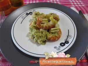 insalata di gamberoni e avocado