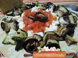 insalata di verdure grigliate e mozzarella ricetta