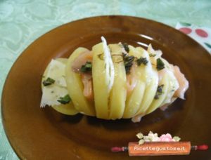 pomodoro a fisarmonica salmone strega delle erbe