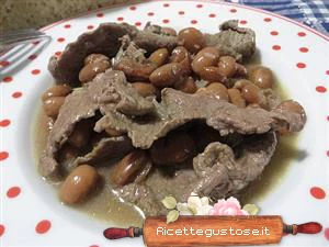 straccetti con fagioli ricetta