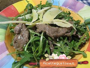 Straccetti rucola e parmigiano