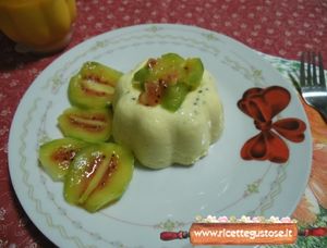 budino al kiwi rosso