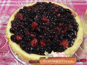 cheesecake ai frutti di bosco ricetta