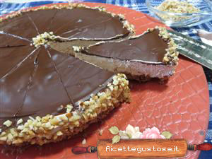 cheesecake cioccolato e nocciole ricetta