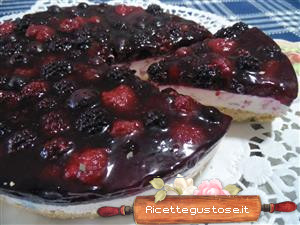 cheesecake frutti di bosco senza cottura