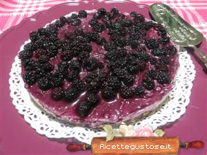 cheesecake frutti di bosco yogurt e more