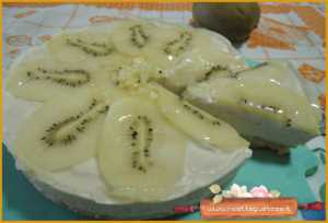 cheesecake al kiwi giallo