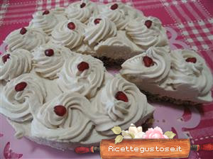 cheesecake melagrana e rice krispies ricetta