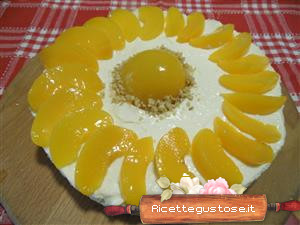 cheesecake pesche e yogurt greco