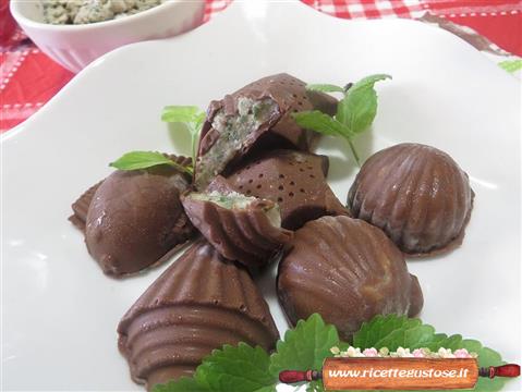 Cioccolatini gelati alla menta