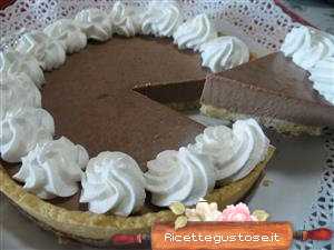 crostata panna cotta nutella