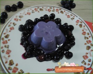 panna cotta uva fragola
