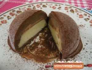 Tartufo gelato cioccolato e crema