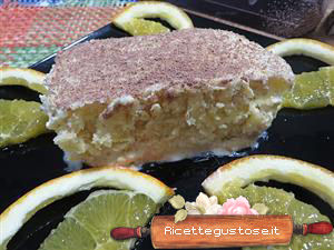 tiramisù all' arancia