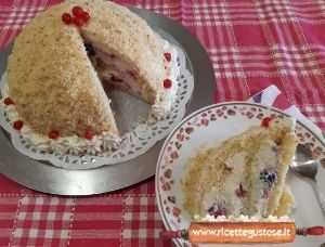 zuccotto cioccolato bianco frutti bosco