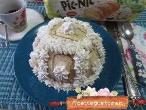 zuccotto panna e nocciole girelle vaniglia ricetta