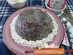 zuccotto torta moretta pitahaya ricetta