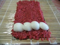 sushi uramaki riso rape rosse immagine 3